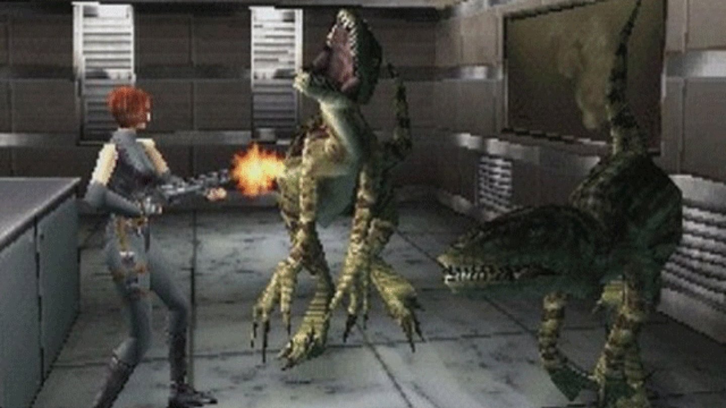 Dino-Crisis-Reihe (ab 1999)Dass Shinji Mikami nicht nur Zombies kann, beweist er 1999 mit seinem Survival-Horror-Spiel Dino Crisis. Der Resident-Evil-Erfinder lässt hier einige beißfreudige Echsen auf eine Militäreinheit los, die einen verschollenen Wissenschaftler finden und unterwegs in Resi-Manier einige Rätsel lösen muss. Im zweiten Teil geht’s nahtlos weiter, während der dritte die Echsenmonster kurzerhand ins Weltall verfrachtet.