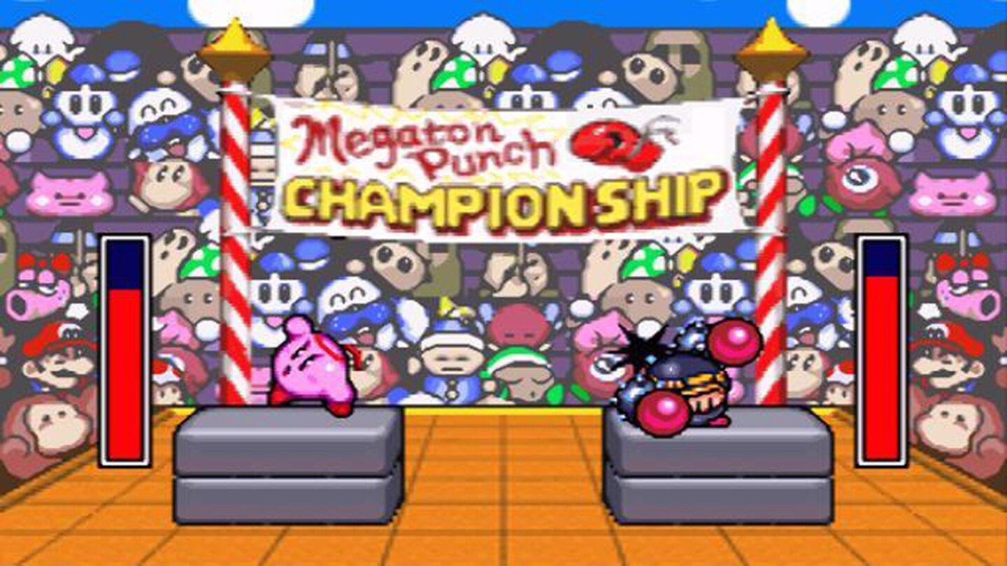 Kirby Super Star (Super Nintendo, 1997)Kirby Super Star wird seinem Namen mehr als gerecht, denn anstatt nur in eine Rolle zu schlüpfen, übernimmt das pinke Marshmallow gleich sechs. In Kirby Super Star hat der Spieler eine Reihe von Abenteuern zur Auswahl: In »Milky Way Wishes« muss Kirby die komplette Galaxie retten, in »The Great Cave Offensive« wird er zum Archäologen und in der »Arena« stellt er sich jedem Boss aus dem gesamten Spiel.
Dazu gibt es noch die kurzen Kampagnen »Dyna Blade« und »Spring Breeze«, die als Tutorial dienen. Nahezu alle Episoden gehören zum Plattformer-Genre, in denen Kirby Gebrauch von seinen altbewährten Tricks macht.