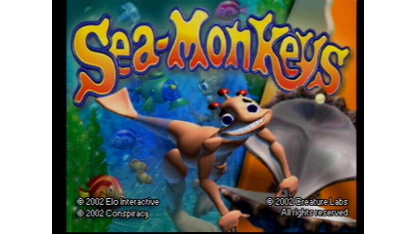 AHHH!!! A giant Sea Monkey!