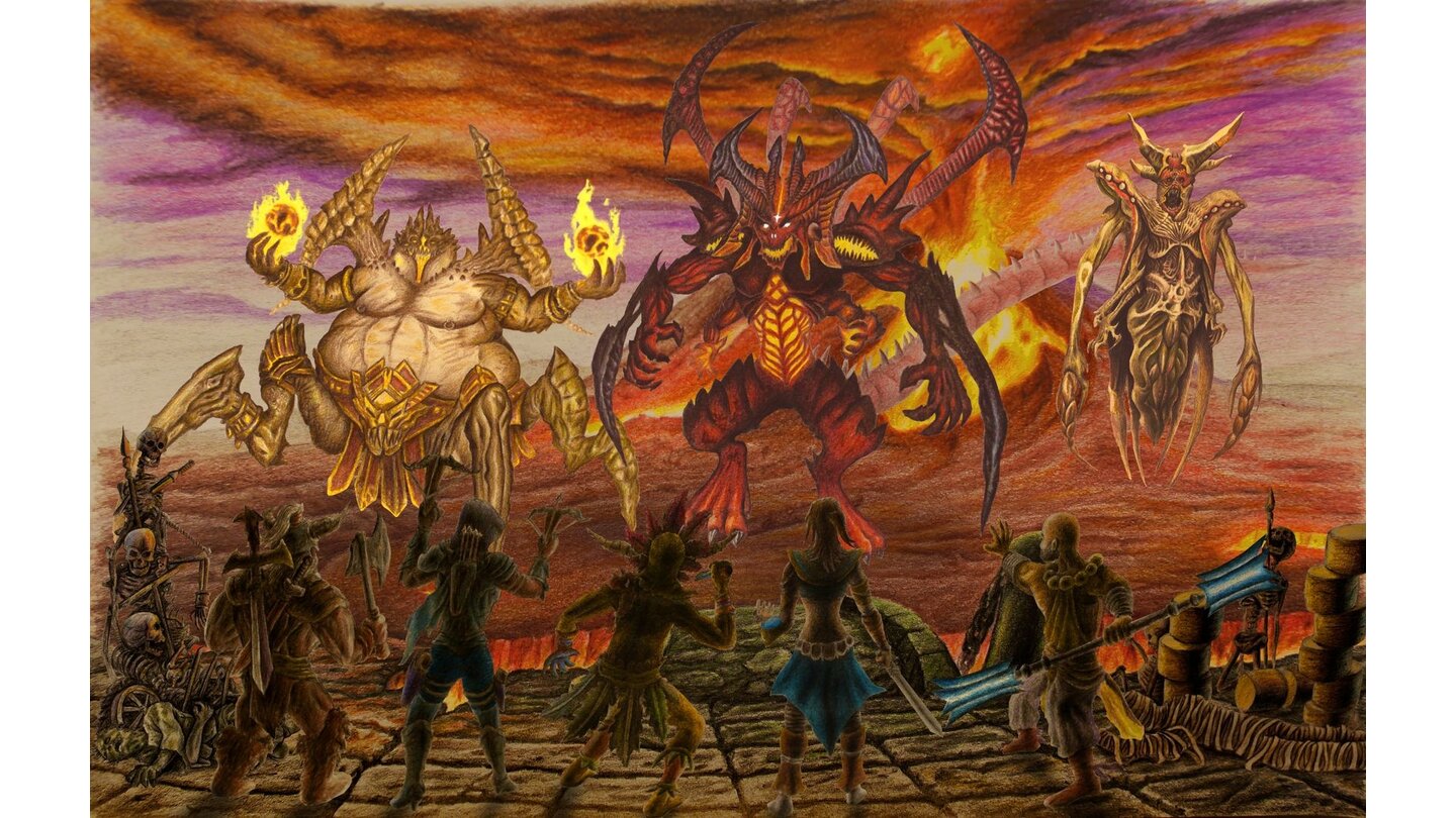 Diablo 3: ZeichenwettbewerbEinsendung von Andre Stanitzek