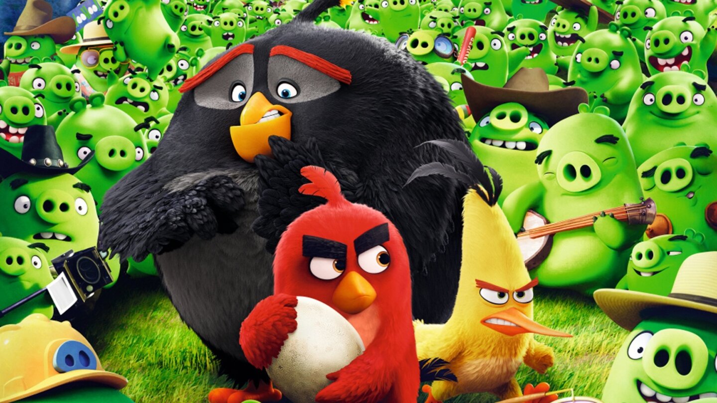 Angry Birds (2016)Es ist ja hinlänglich bekannt, dass die ausgeflippten Vögel die Weltherrschaft planen: Es gibt Handy-, Brett- und Konsolenspiele, Spielzeug, Klamotten und sogar Energydrinks - ein Kinofilm scheint da nur der nächste logische Schritt zu sein. Der Kinofilm geht sogar einen Schritt weiter und zeigt erstmals, wie es zu dem bekannten Zwist zwischen den Vögeln und den Schweinen gekommen ist.