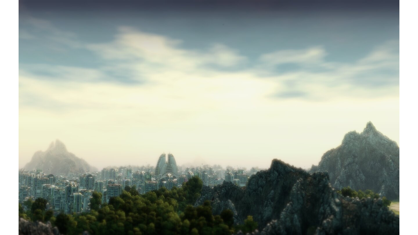 Anno 2070Ob das Panorama in Anno 2070 schön oder eher bedrückend wird, bestimmen Sie durch Ihre Spielweise.