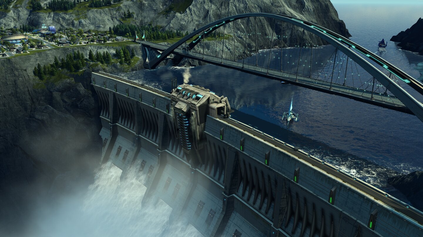Anno 2205Das Walbruck-Becken in der Gemäßigten Zone verdankt seinen Namen einem gewaltigen Stausee. Dummerweise ist der dazugehörige Staudamm schon lange nicht mehr in Betrieb. Wer das ändert, darf sich auf einen satten Energiebonus freuen.