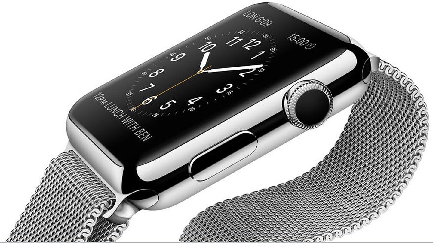Auf den ersten Blick wirkt die Apple Watch wie eine herkömmliche Armbanduhr.