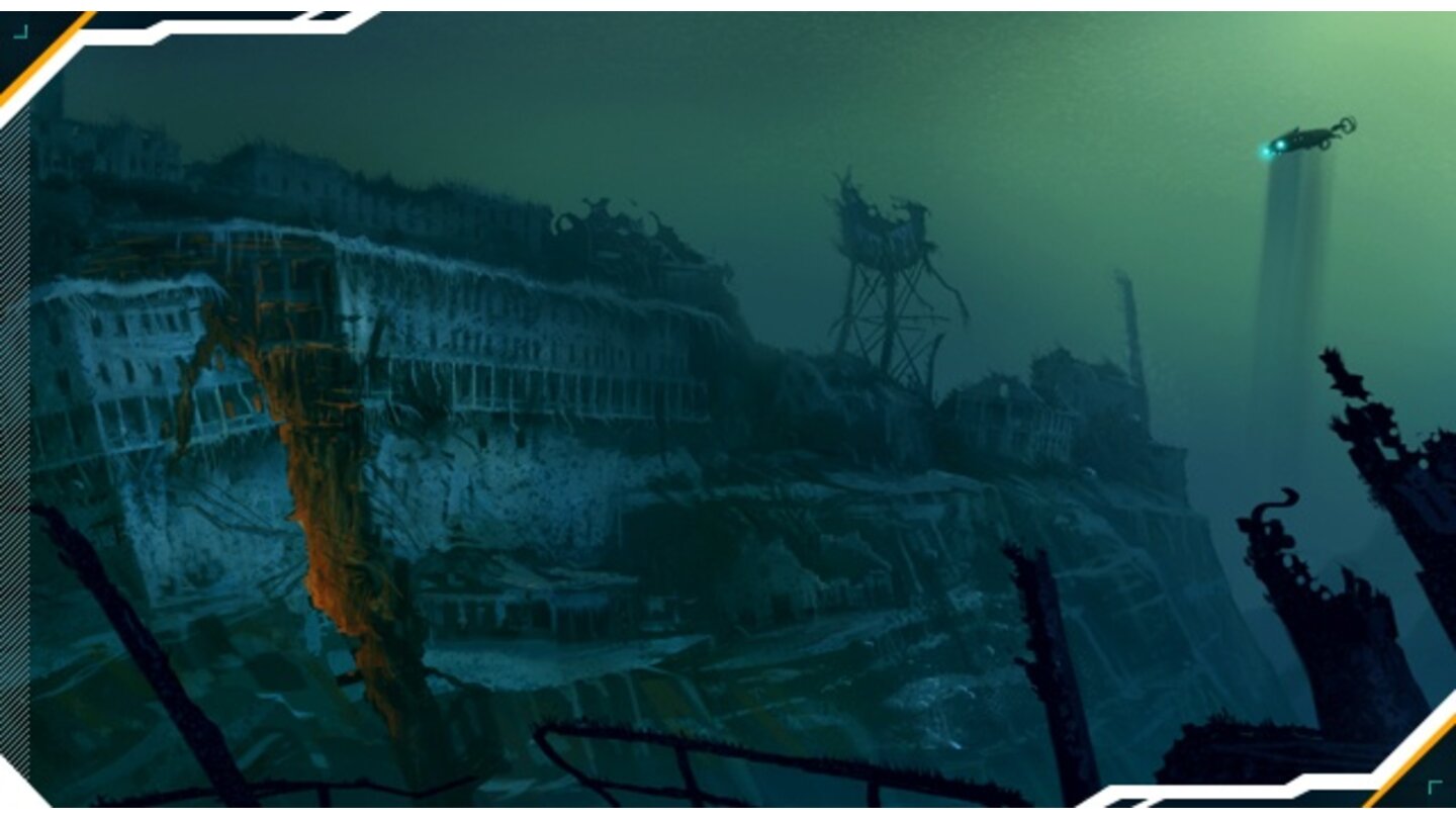 Aquanox: Deep Descent - Artworks und Konzeptzeichnungen