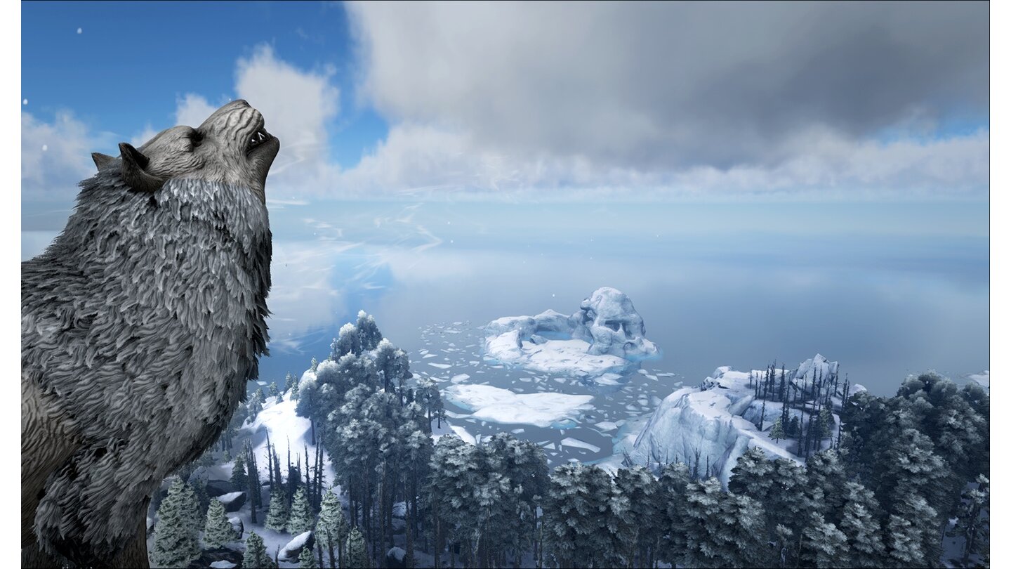 ARK: Survival Evolved - Screenshots aus Winterlandschaft und Sumpf