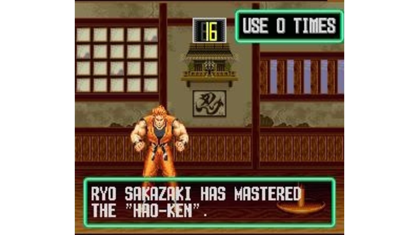 Ryo Sakazaki learns the Haohshokoken!