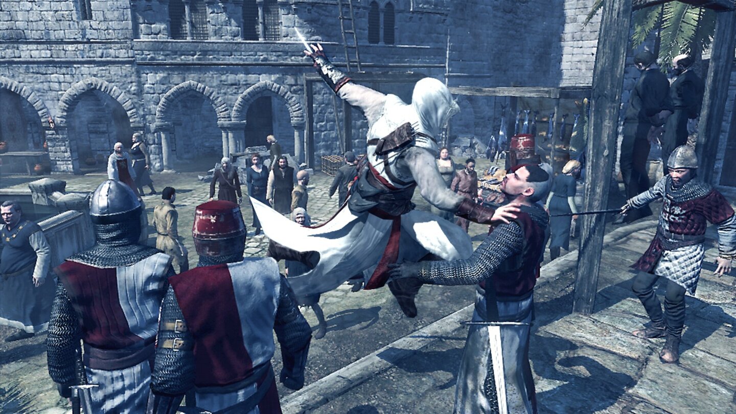 Assassin’s Creed (2007)Mit über 100 Millionen verkauften Einheiten und mehr als einem Dutzend Ablegern markiert das Action-Adventure um Assassinen und Templer den Beginn der erfolgreichsten Ubisoft-Serie, inklusive eigenem Kinofilm.