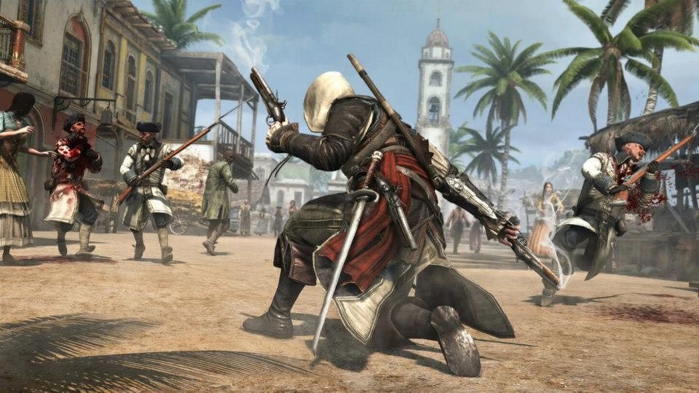 Assassin's Creed 4: Black FlagAuch wenn wir viel zur See fahren: Landausflüge gehören auch zur Jobbeschreibung eines Piraten.