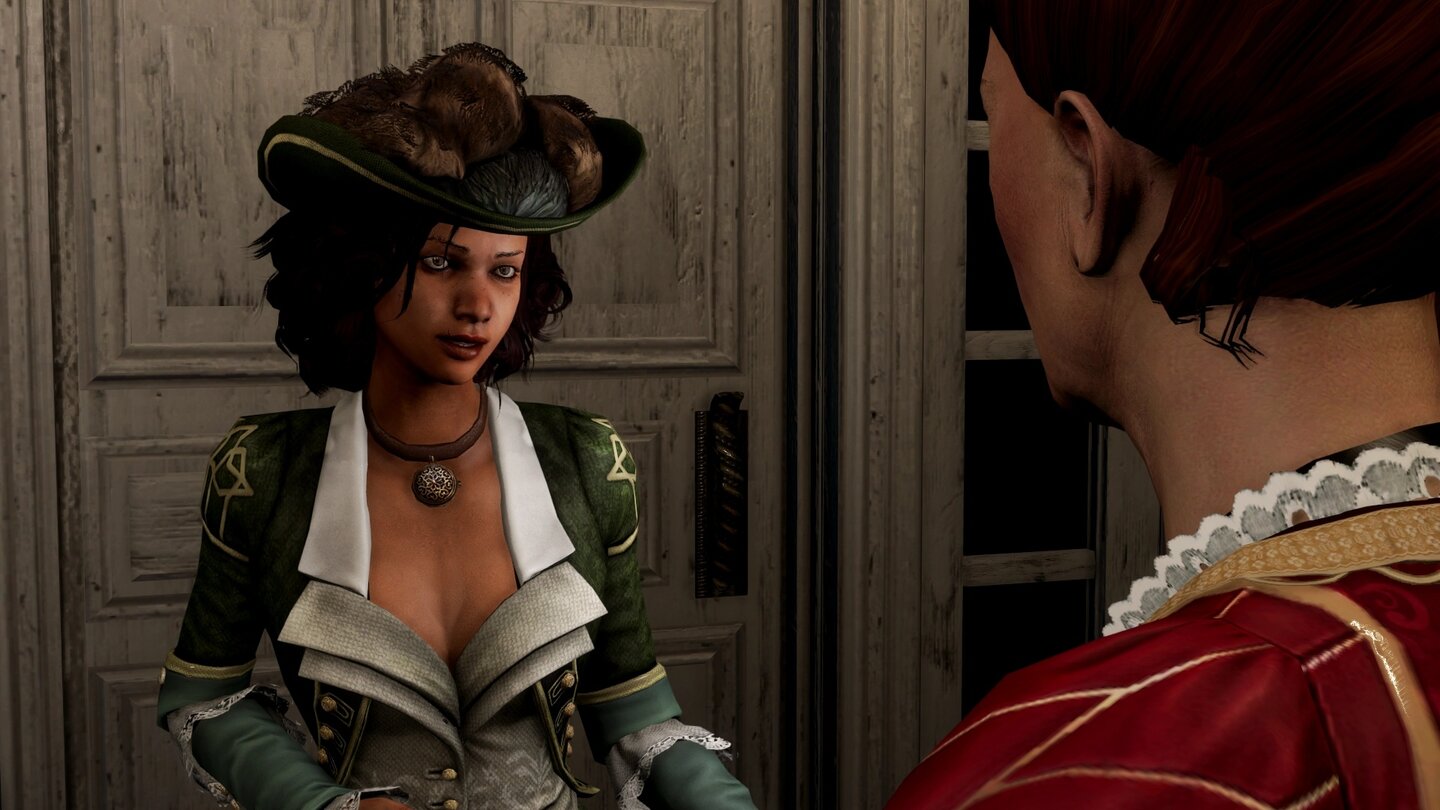 Assassin's Creed: Liberation HDAveline ist halbfranzösisch und halb afrikanisch. Anders als Connor aus Teil drei, wächst sie aber bei ihrem reichen Vater auf.