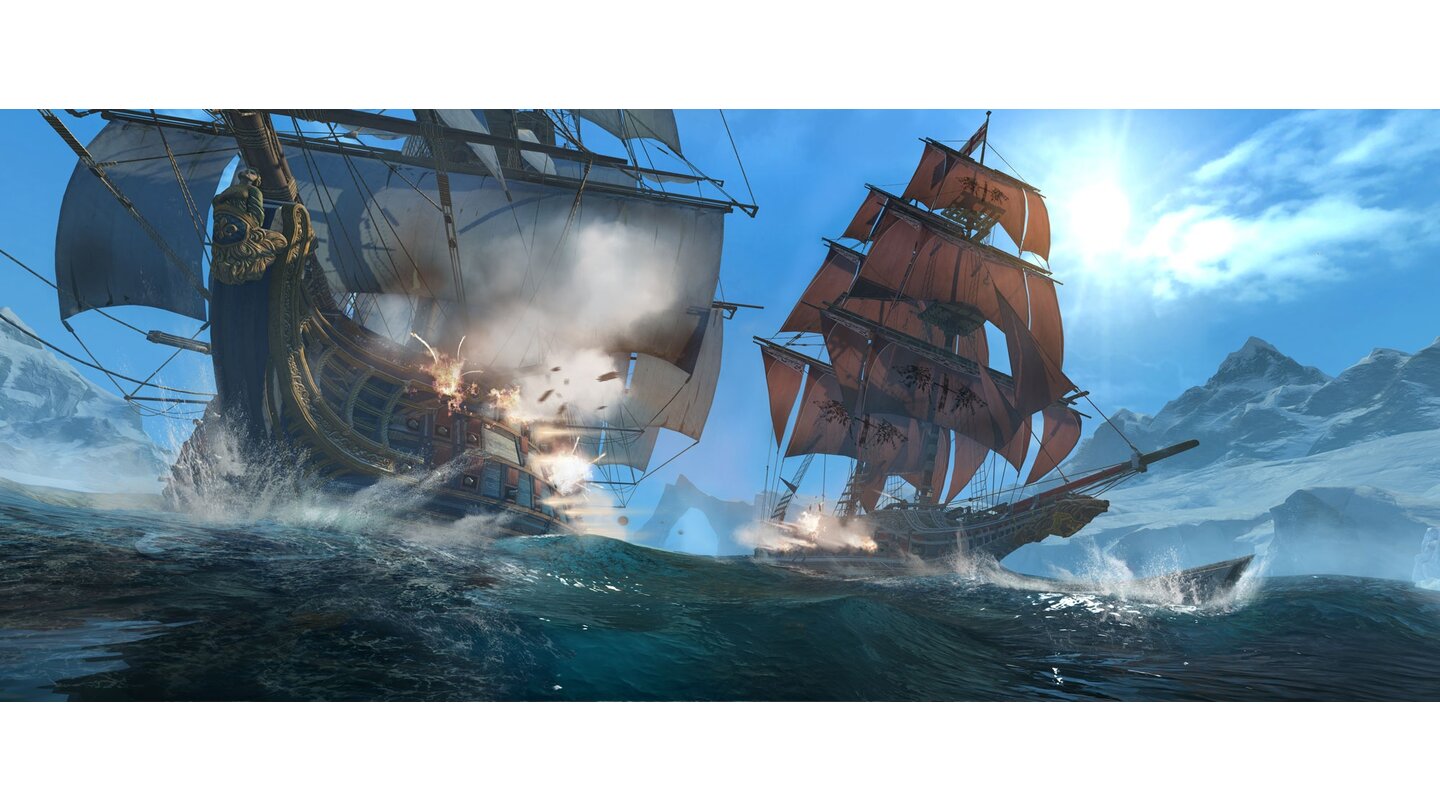 Assassins Creed RogueDie Seeschlachten spielen sich nochmal einen Tick actionreicher als in den Vorgängern.