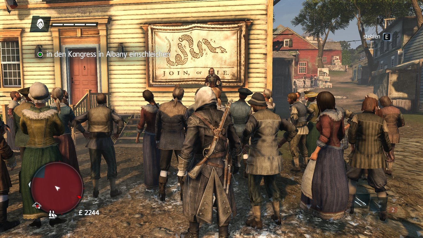 Assassins Creed RogueDie Landmissionen unterhalten gut, auch wenn uns viele Aufträge schon irgendwie bekannt vorkommen.