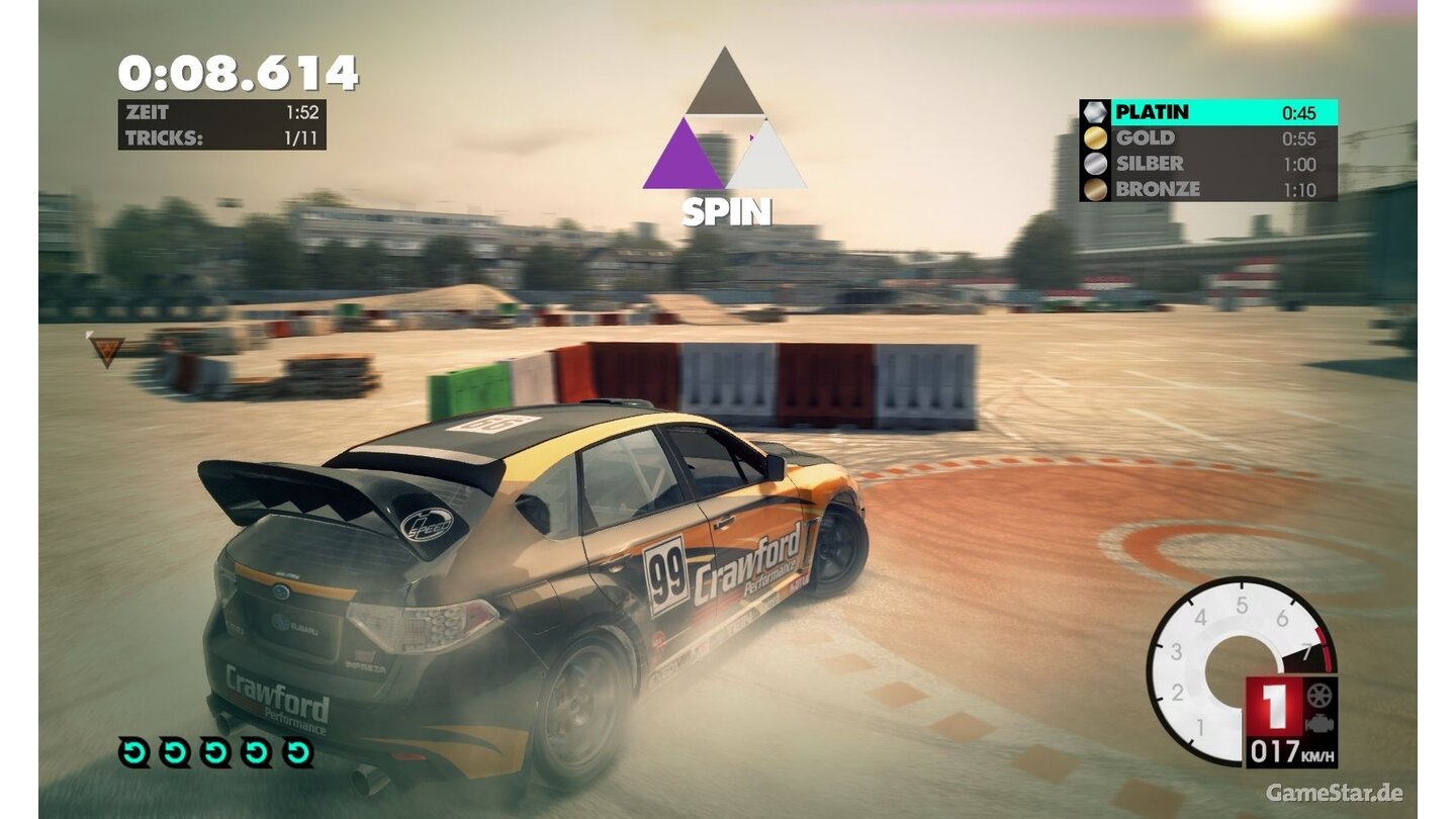 Autos in Dirt 3