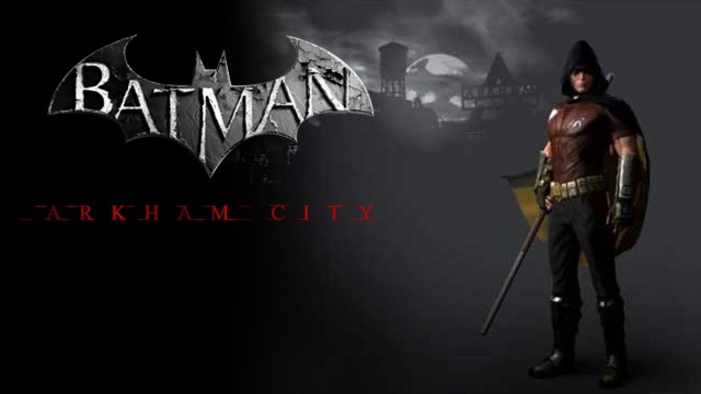 Batman: Arkham City - Skin: Arkham City-RobinIm Arkham City-Stil trägt Robin Kapuze und Kampfstab. Vorbesteller bei Amazon.de bekommen Robin dazu.