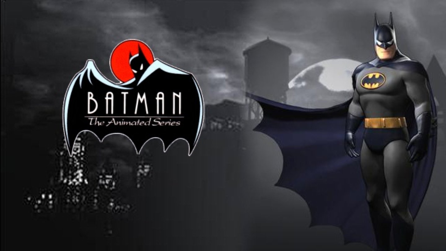 Batman: Arkham City - Skin: The Animated SeriesEin Wiedersehen: Batman-Sprecher Kevin Conroy hatte die Fledermaus auch in der TV-Serie vertont. Das Outfit gibt's bei Mightyape.nz. In Deutschland liegt der Animated Batman-DLC inklusive der DVD zu Batmans Rückkehr der Saturn-Vorbestellung bei.