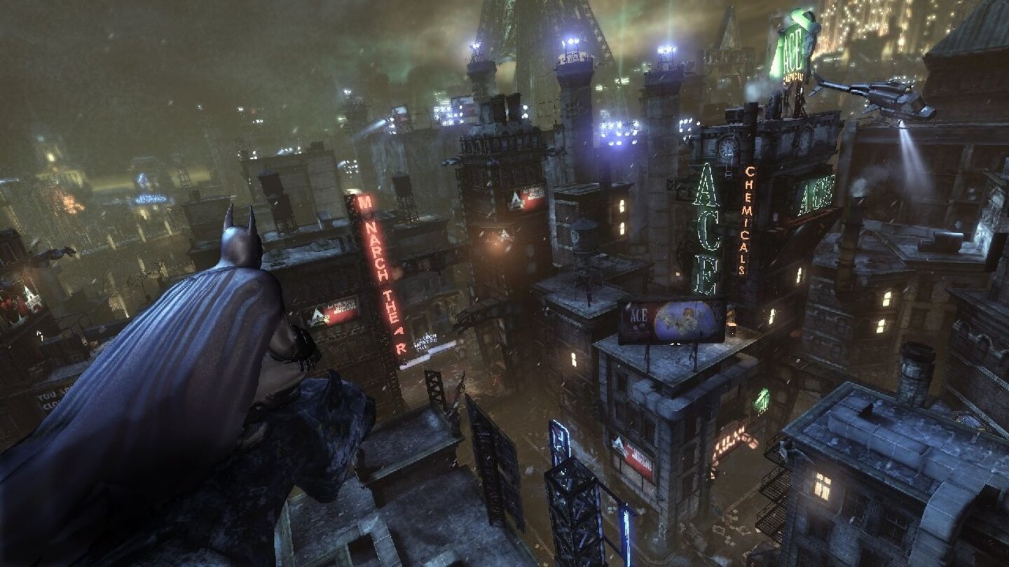 Batman: Arkham CityArkham City ist ein abgesperrter Stadtteil Gothams, den man zum Hochsicherheitsgefängnis umfunktioniert hat.