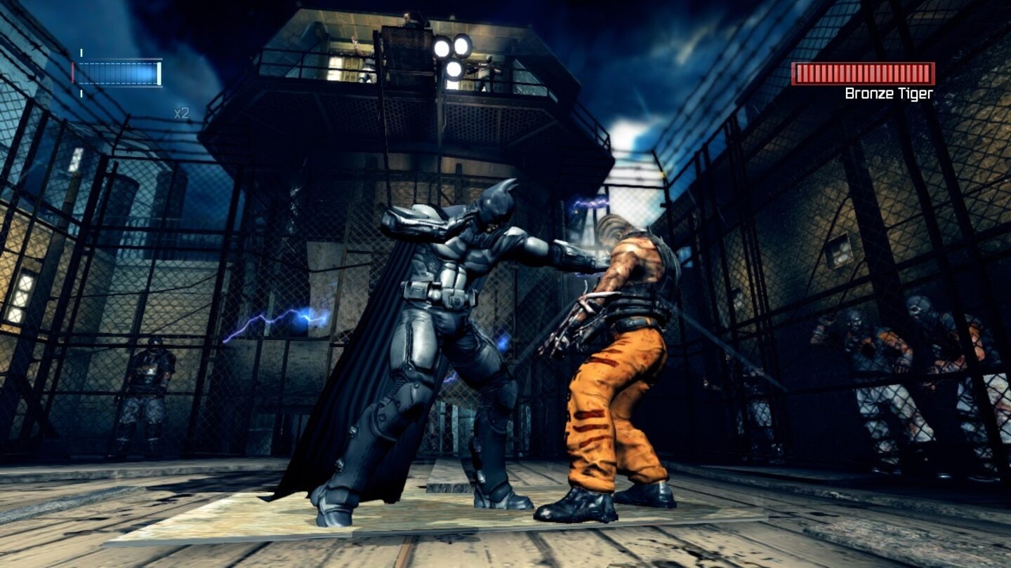 Batman: Arkham Origins BlackgateSelbst die Kämpfe gegen Bossgegner sind für Arkham Origins-Veteranen dank der entschlackten Spielmechanik ein Kinderspiel.