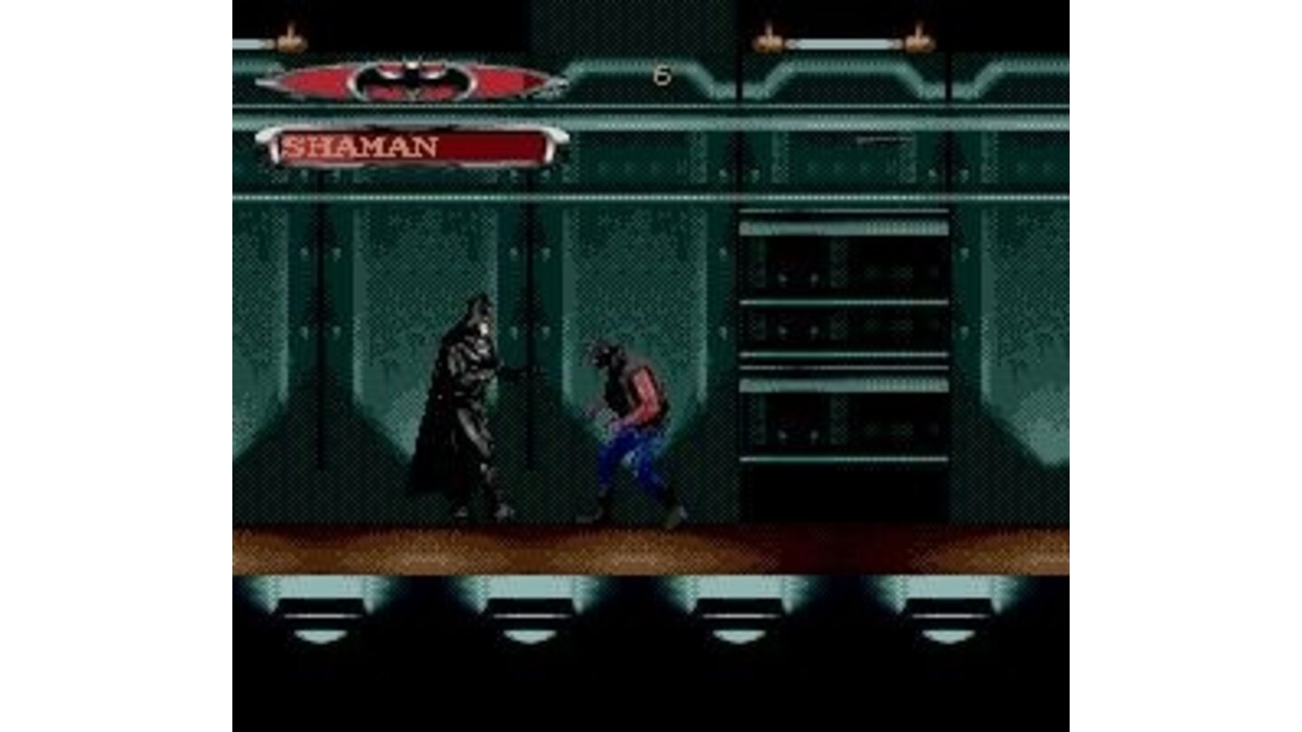 Batman against a shaman