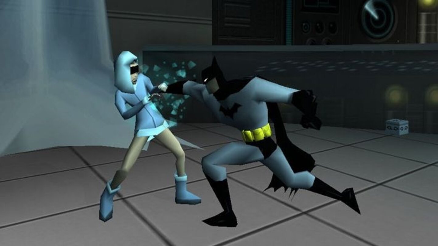 Batman: Vengeance (2002, PS2)Die Ära der sechsten Konsolengeneration ist angebrochen für Batman und seine Superhelden-Kollegen. Seit der Jahrtausendwende ist Ubisoft der dominante Publisher der Batman-Spiele, aber der technische Fortschritt rettet auch Batman: Vengeance auf der Playstation 2 nicht vor der Mittelmäßigkeit. Für Fans punktet es aber immerhin mit dem Original-Cast der TV-Serie sowie netten Hüpf-, Prügel- und Flugeinlagen. Und mit einer Story, die direkt aus dem Cartoon stammen könnte.