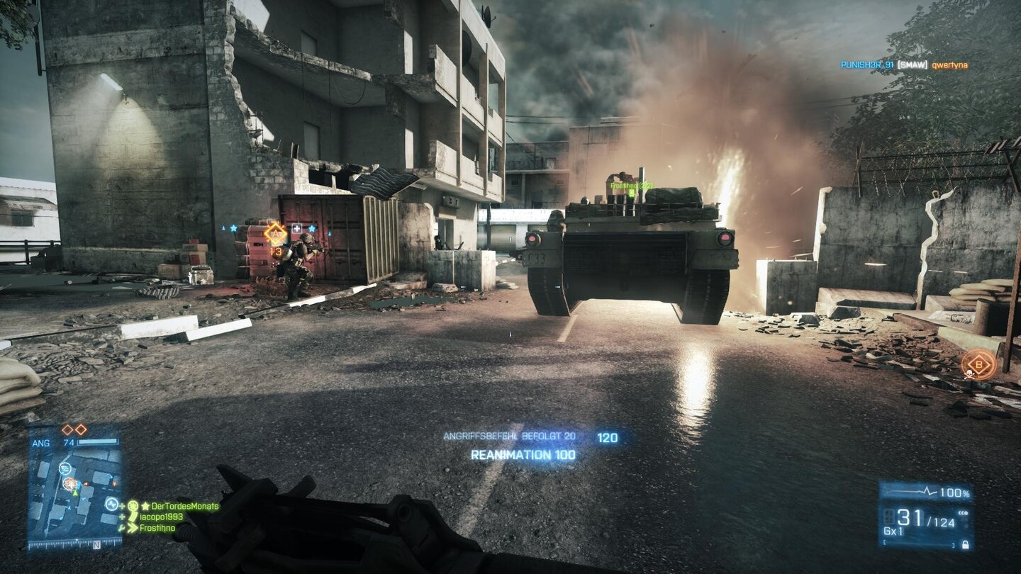 Battlefield 3: Back to KarkandDie Halbinsel Sharqi hat in der Neuauflage eine ganz neue Lichtstimmung.