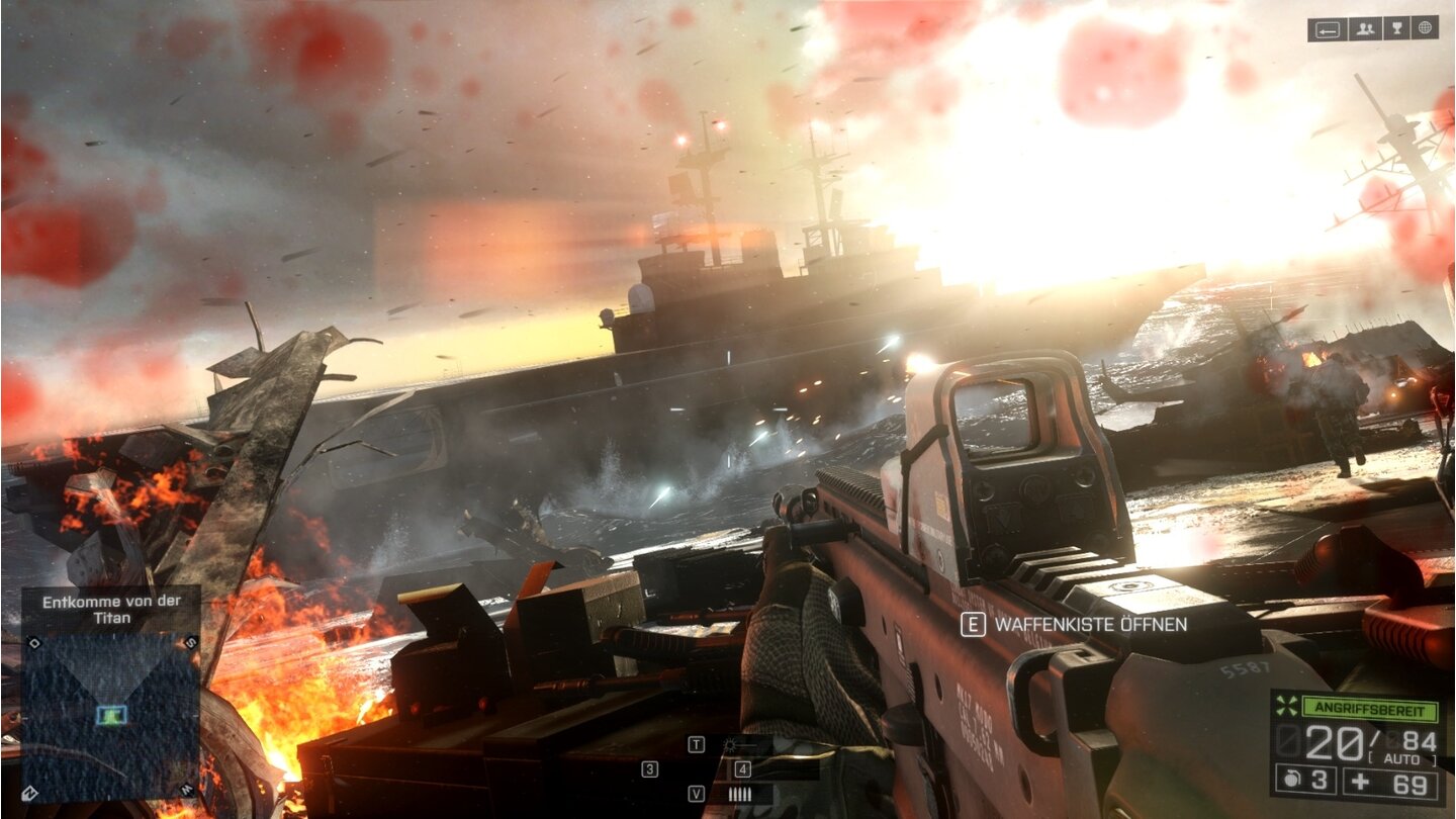 Battlefield 4Waffenkisten stehen an vielen (zu vielen) Stellen rum.