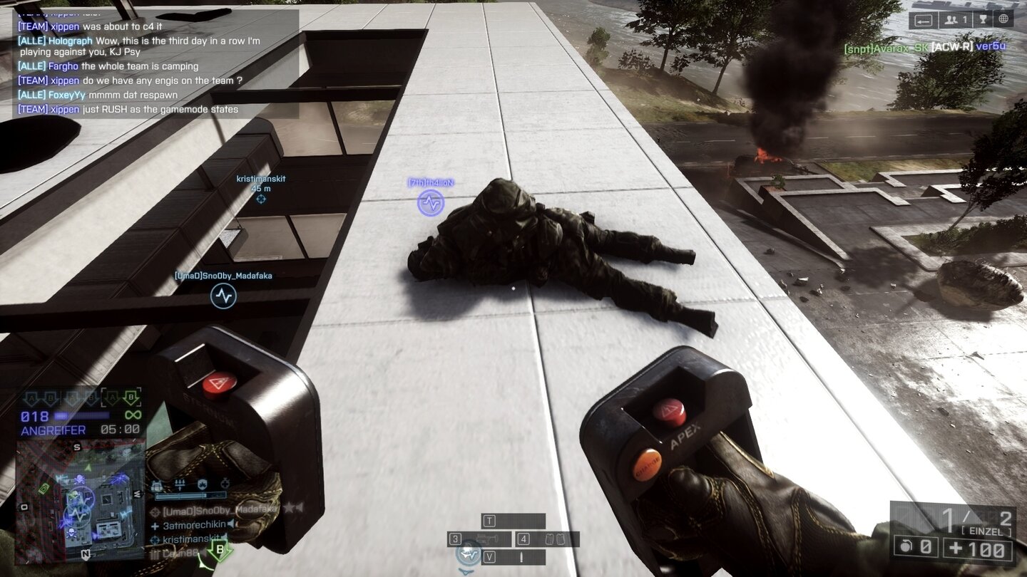 Battlefield 4 - Multiplayer-Screenshots (PC-Version)Der Defibrillator des Sturmsoldaten wurde deutlich abgeschwächt.