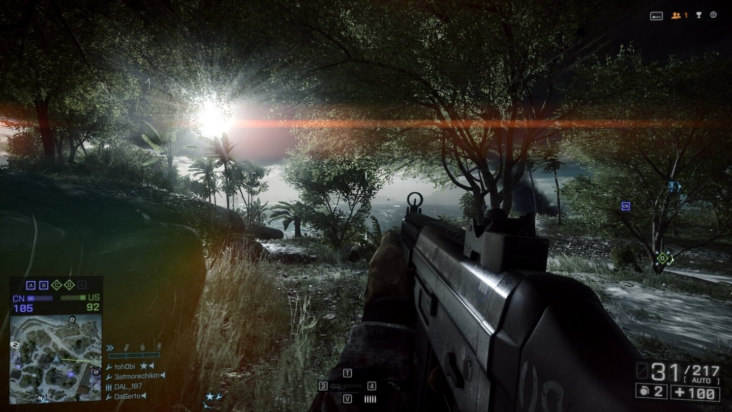 Battlefield 4 - Multiplayer-Screenshots (PC-Version)Unterschiedliche Lichtstimmungen sorgen für fantastische Atmosphäre auf den Karten.