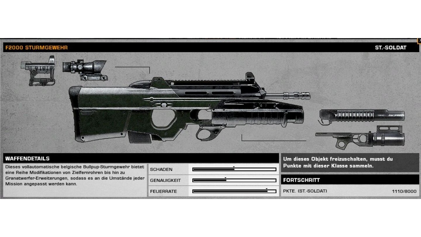 Battlefield: Bad Company 2 - Alle Waffen und Erweiterungen