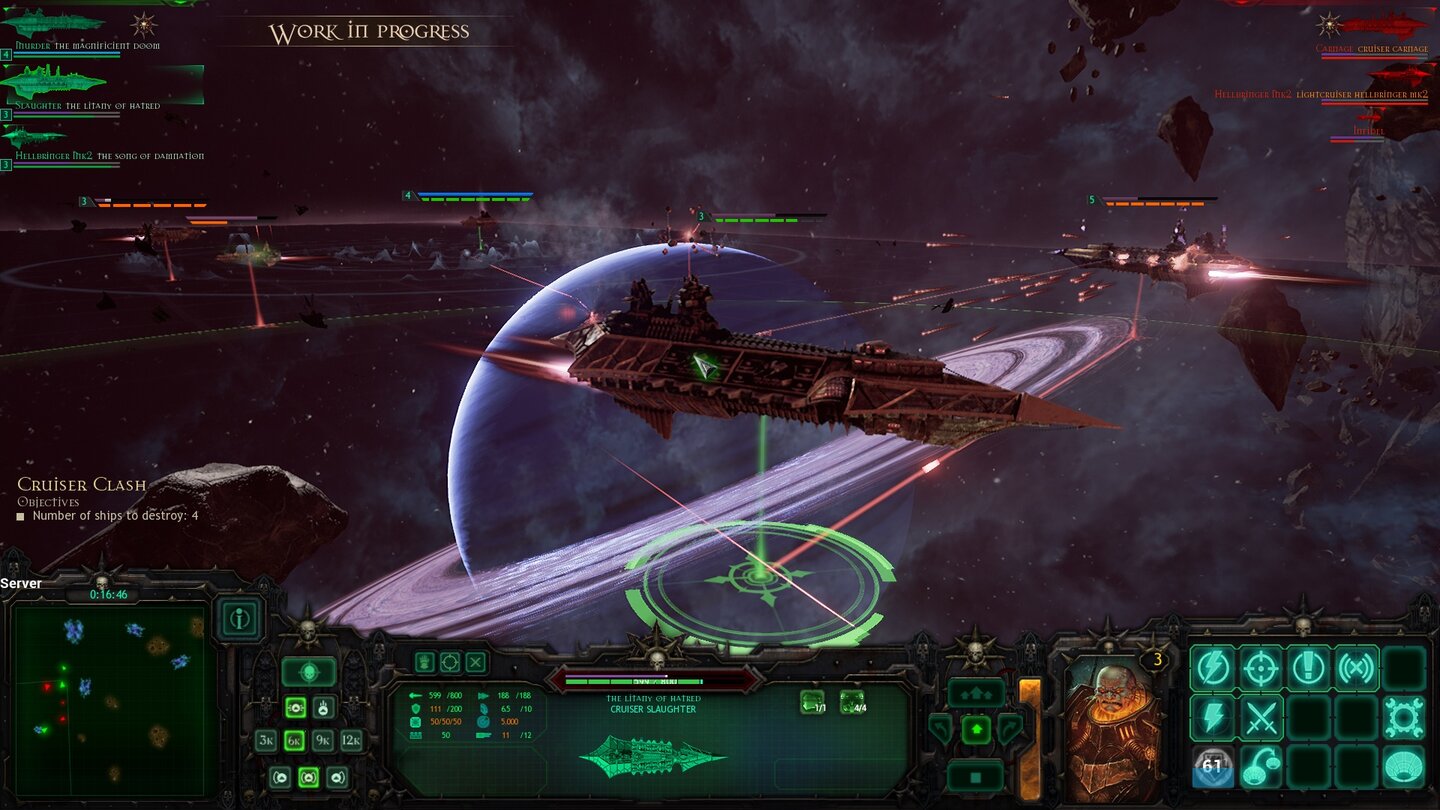 Battlefleet Gothic: ArmadaKluge Navigation ist das A und O, um dem Feind eine volle Breitseite reinzuwürgen.