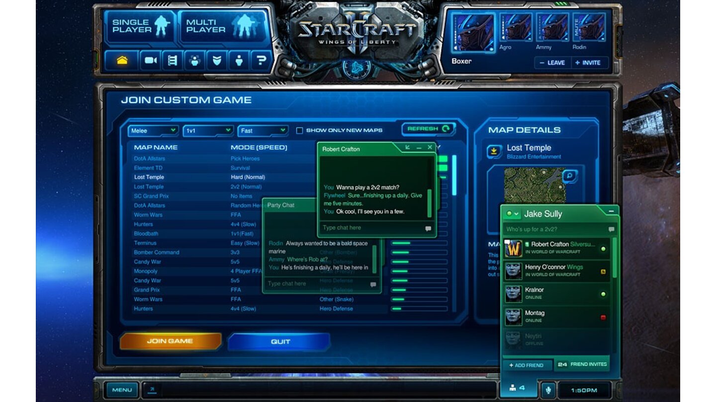 Battle.net 2.0 - Community mit Chat