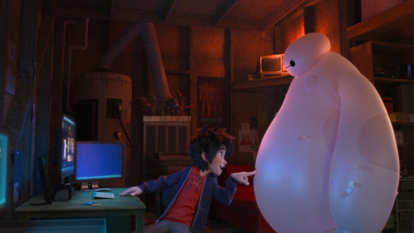 BaymaxLeider ist Baymax oftmals zu plump und dämlich – das wirkt ab und an zu albern.