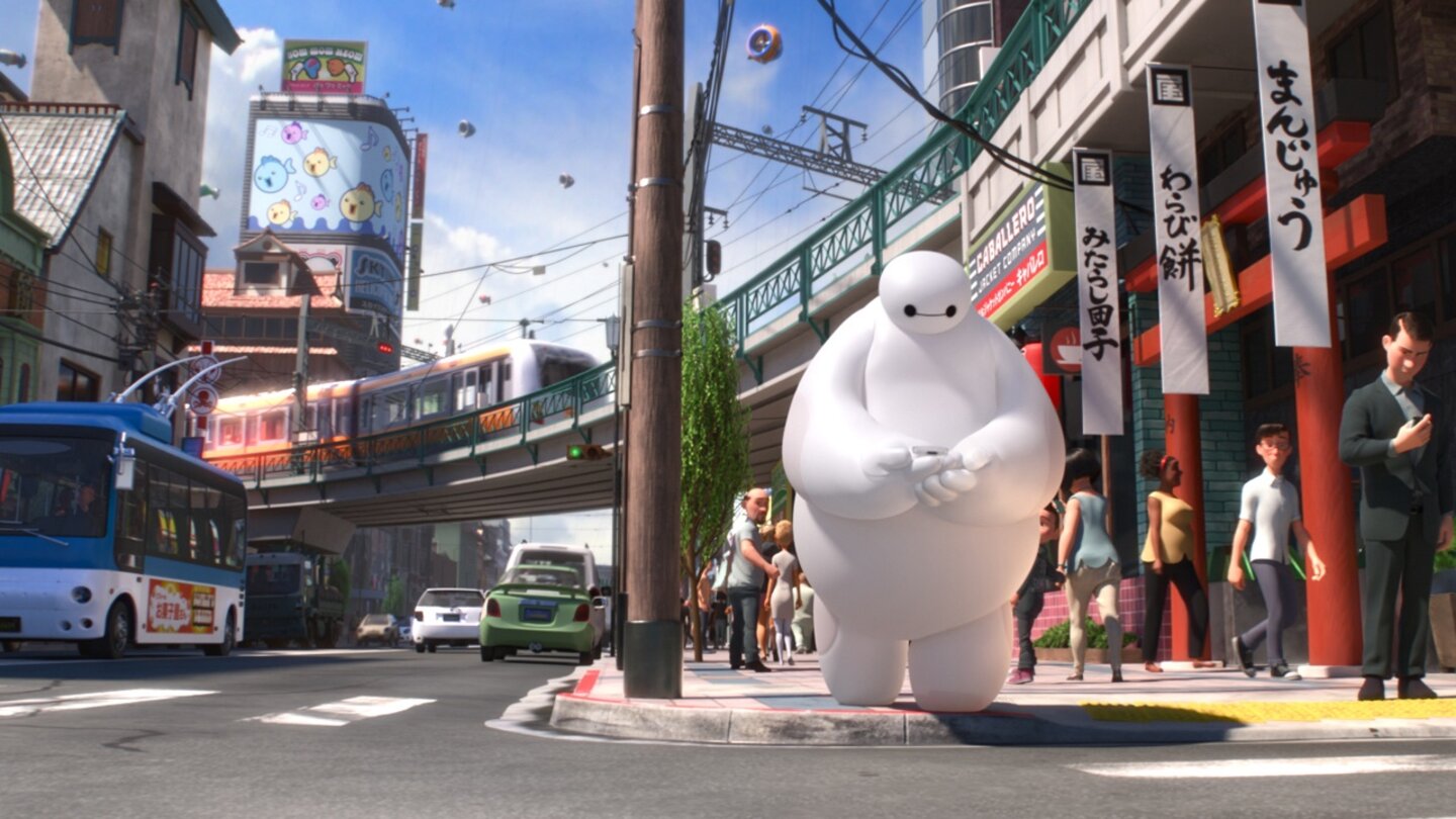 BaymaxIn der quietschbunten Welt von San Fransoyko wundert sich niemand über den neuen Einwohner