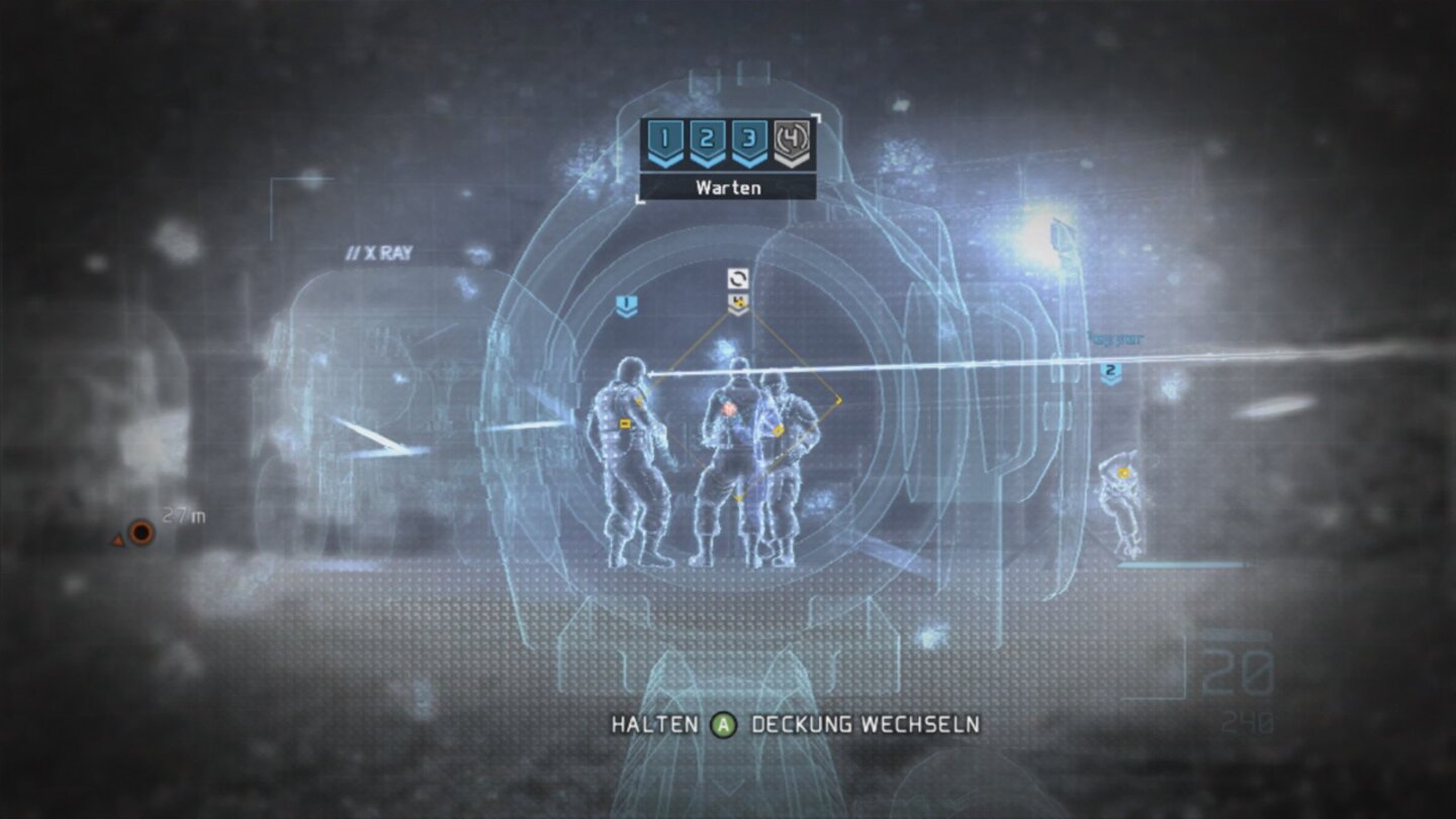 Ghost Recon: Future SoldierMit dem Simultanabschuss erledigen wir bis zu vier Feinde auf einen Schlag.