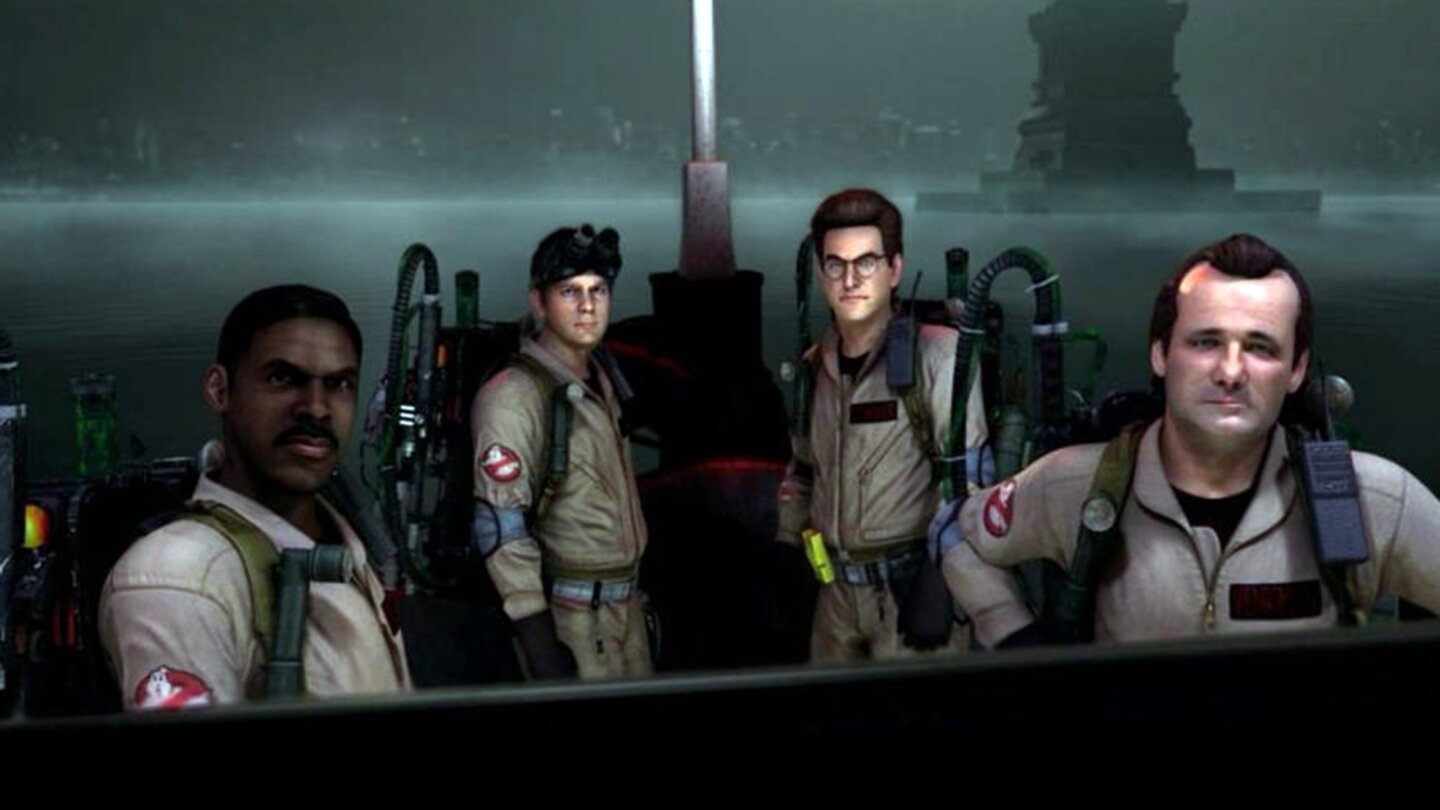 Bill Murray – Ghostbusters: The Video Game (2009)Bill Murrays Karriere beginnt bei der bekannten US-amerikanischen Comedy-Show Saturday Night Live, nachdem er sein Medizinstudium abbrach. Durch Komödien wie Ich glaub’, mich knutscht ein Elch! (1981) und vor allem Ghostbusters – Die Geisterjäger (1984) gelingt ihm der Durchbruch. Im Internet genießt Bill Murray regelrecht Kult-Status. Gefestigt wird dies durch größere Cameo-Rollen wie in Zombieland (2009). Weitere bekannte Filme mit ihm sind Lost in Translation (2003), Moonrise Kingdom (2012) und Grand Budapest Hotel (2014).