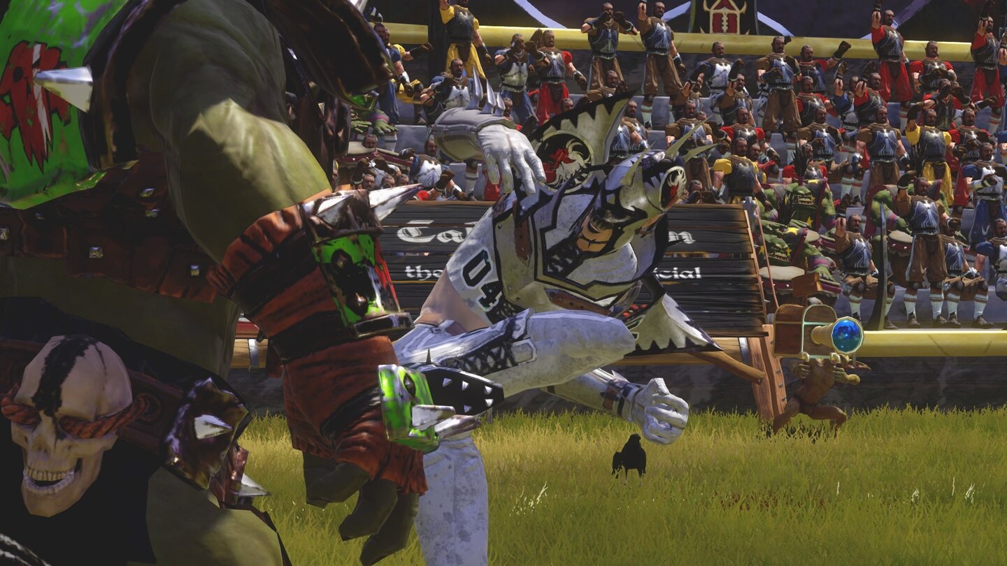 Blood Bowl 2Dicker Oger prügelt zierlichen Dunkelelf: Es hat nie jemand gesagt, Blood Bowl sei ein faires Spiel.