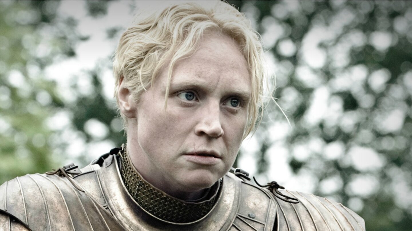 Gwendoline ChristieUnd noch ein Charakter Game of Thrones: Die eigensinnige, aber ehrliche Brienne von Tarth (gespielt von Gwendoline Christie), ist die älteste Tochter des Herrn von Dämmerhall. (Bild: BBC)