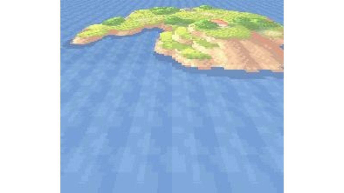 3D view of the island