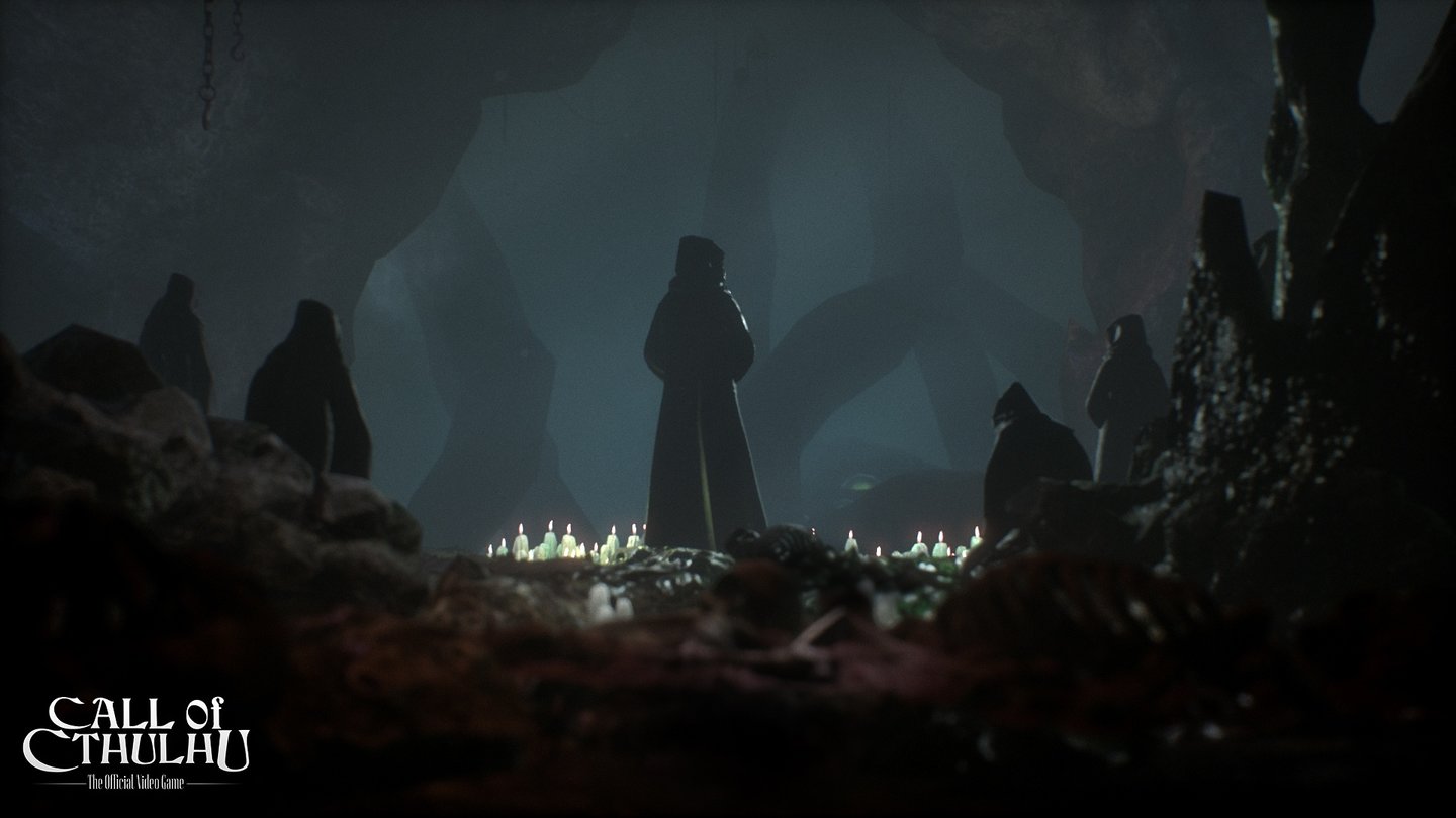 Call of CthulhuDas Spiel trägt nicht umsonst den Namen des furchtbaren Tentakelwesens im Titel: Auf Darkwater Island scheinen einige Kultisten dem Ruf von Cthulhu zu folgen.