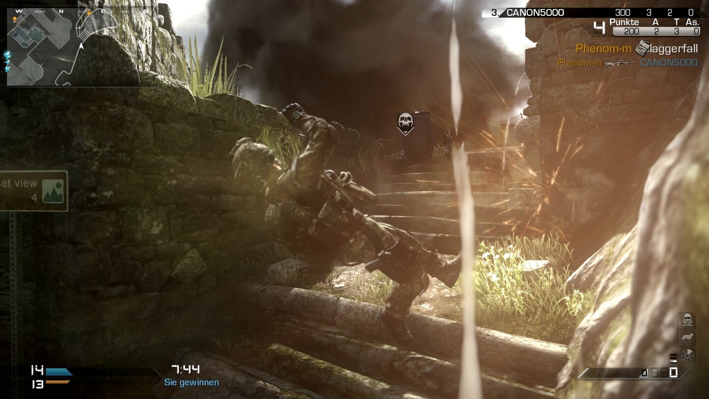 Call of Duty: Ghosts - Screenshots aus dem Multiplayer-ModusWer statt Granaten lieber Sprengstoff versteckt, kann wieder Claymores auslegen.