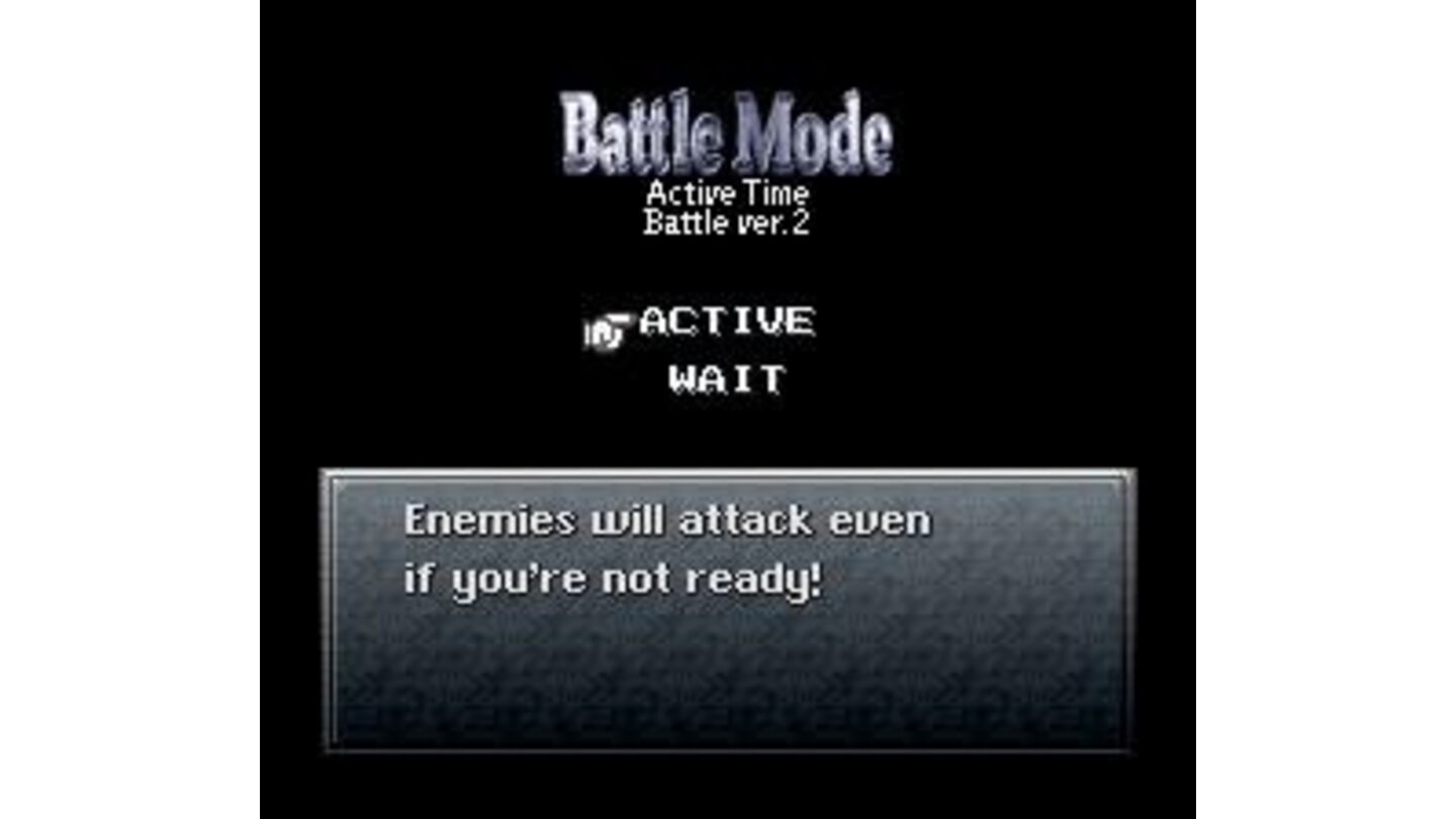 Choosing battle modes