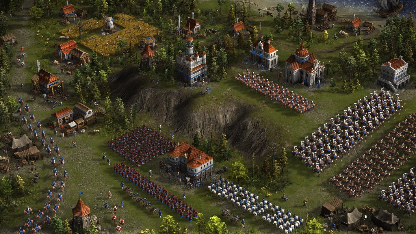 Cossacks 3Ohne einen stetigen Nachschub an Ressourcen aus der Basis nützt uns selbst die beste Armee nichts.