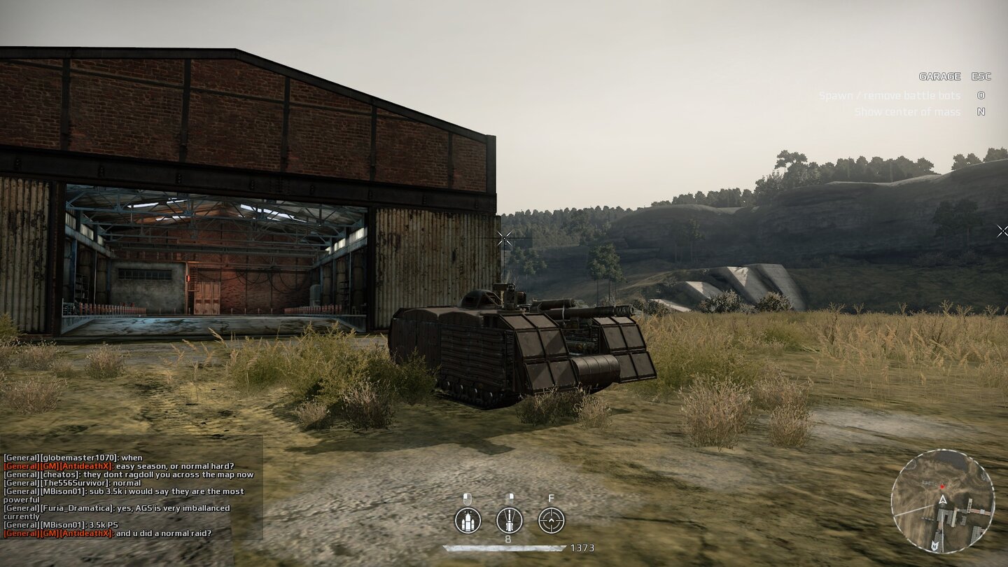 Auch Panzer sind in Crossout möglich.