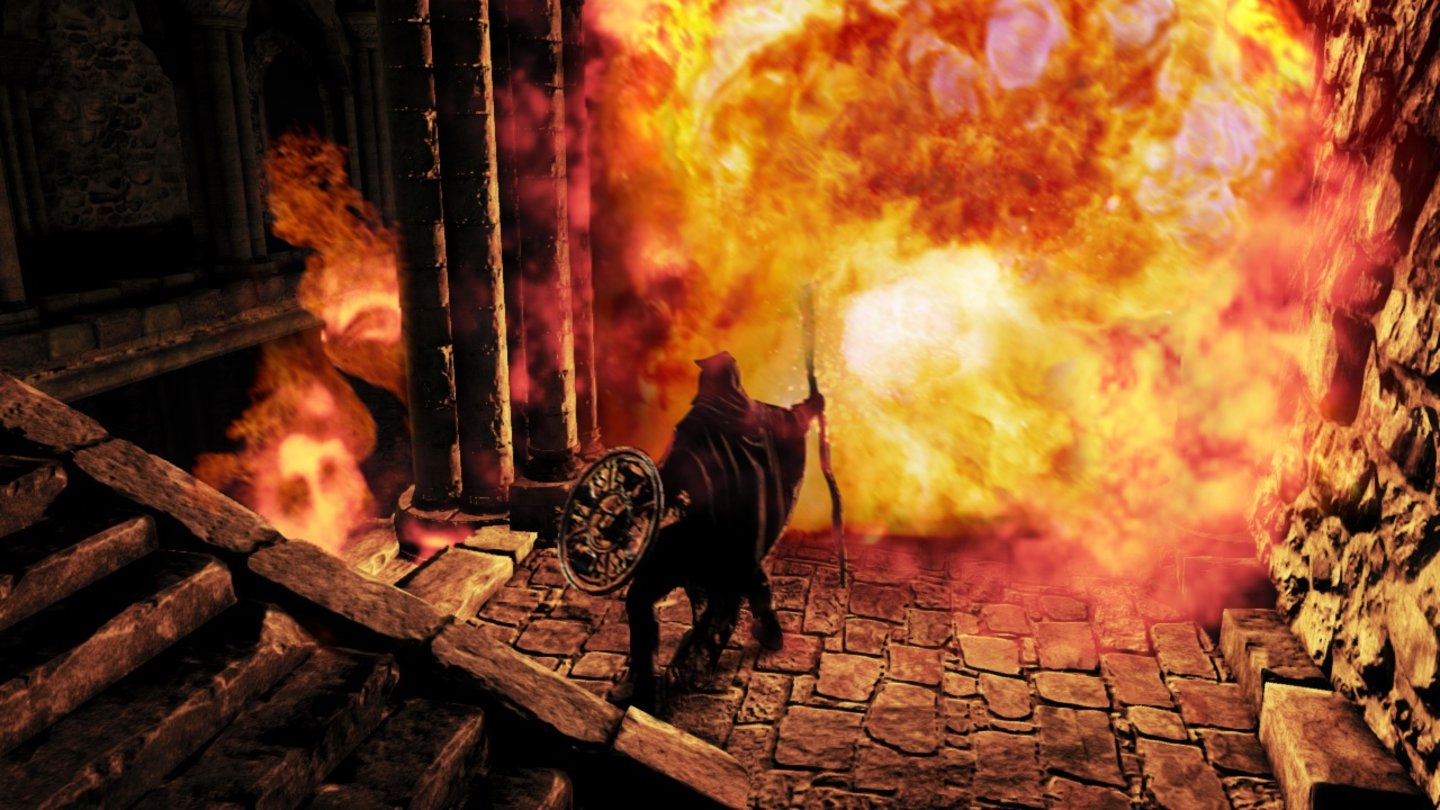Dark Souls 2Über zu zurückhaltende Magie-Effekte, wird sich bei Dark Souls II vermutlich keiner beschweren.