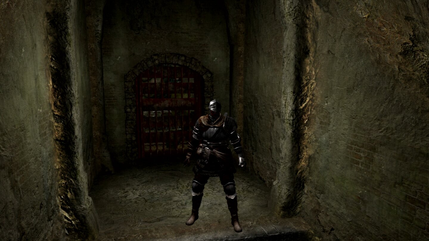 Dark Souls: RemasteredDas Original ist sehr dunkel. Für diesen Screenshot haben wir die Helligkeit in den Spieloptionen bereits von fünf auf sieben erhöht.
