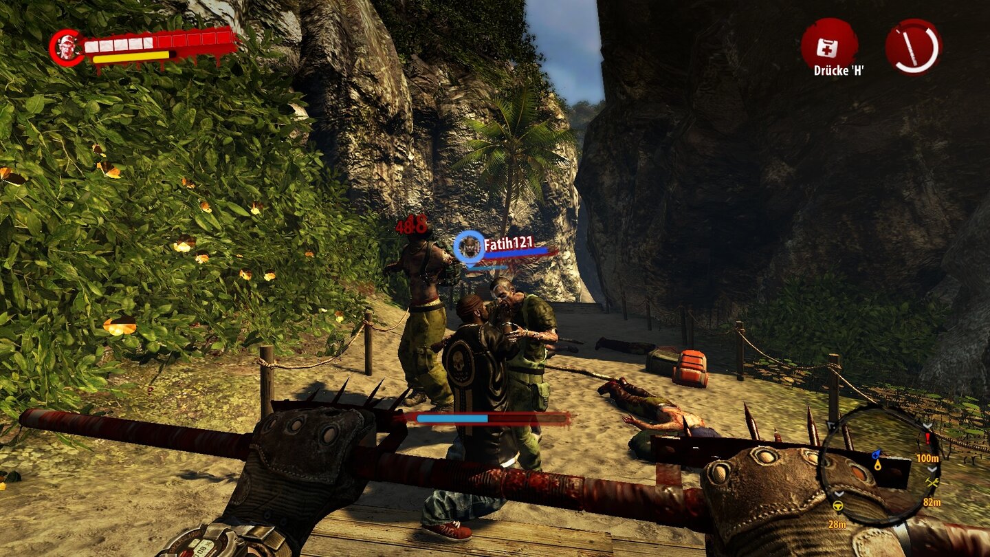Dead Island: RiptideIm vorbildlich intergrierten Koop-Modus macht die Zombie-Klopperei deutlich mehr Spaß.