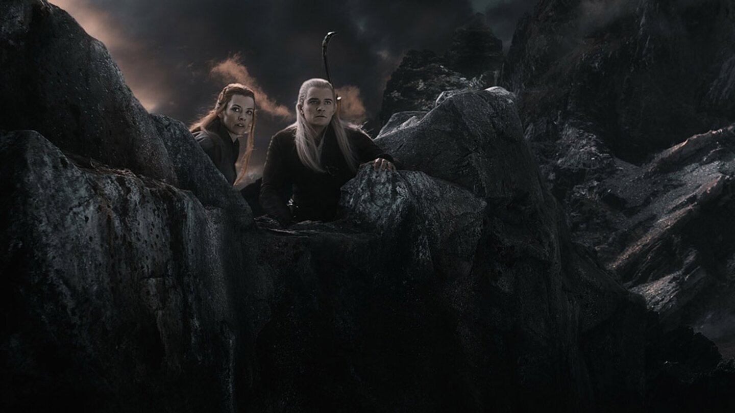 Der Hobbit: Die Schlacht der fünf HeereLegolas bekommt wie schon in der Ring-Trilogie wieder die besten Momente im Kampf.