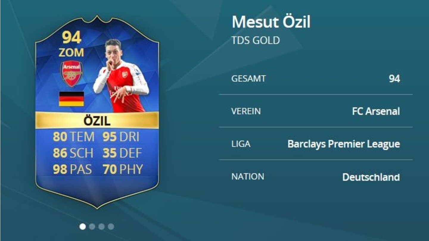 FIFA 16 Ultimate TeamMesut Özil