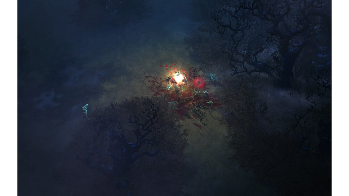 Diablo 3: GesundheitssystemDie Regenerationskugeln - schwebende rote Sphären - erheben sich aus den Körpern besiegter Gegner.