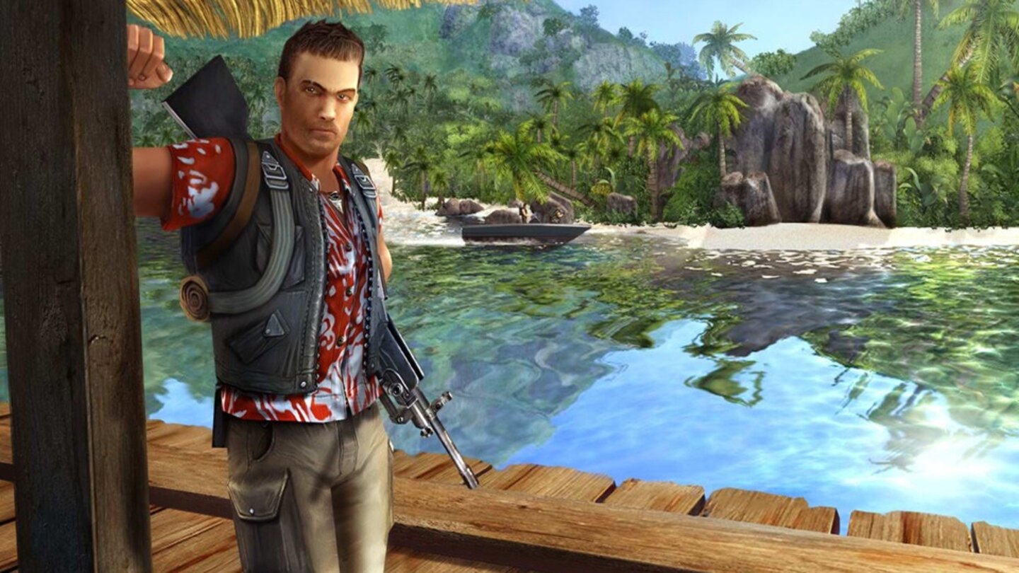 Far Cry (2004)Mit dem Edel-Shooter rund um den Elitesoldaten Jack Carver startete Crytek (Crysis) voll durch. Far Cry wurde sogar mit Til »Nuschel« Schweiger verfilmt – allerdings von Uwe Boll, der bekanntermaßen sogar gute Spiele in Grund und Boden dreht. Far Cry 2 (2008) wurde hingegen von Ubisoft direkt entwickelt – und eierte den Erwartungen hinterher, wenn auch auf ordentlichem Niveau.