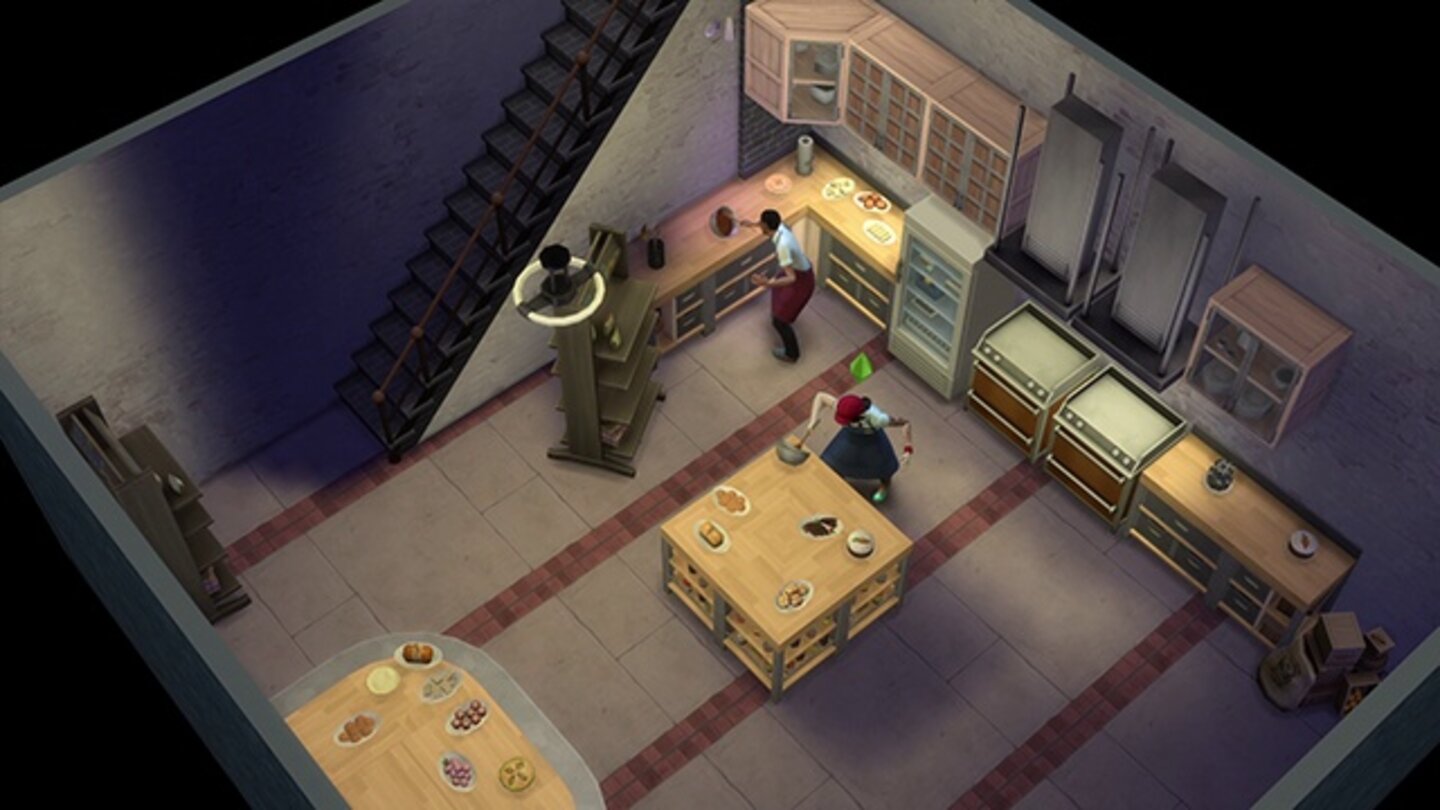 Die Sims 4Screenshots von dem Keller-Update